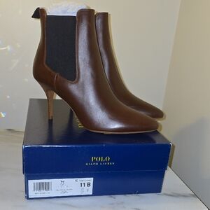 Polo by Ralph Lauren Women's Tan Heeled Boots